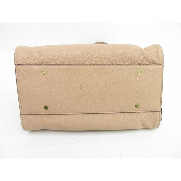 Chloe bag Crossbody beige leather - Picture 4 of 11